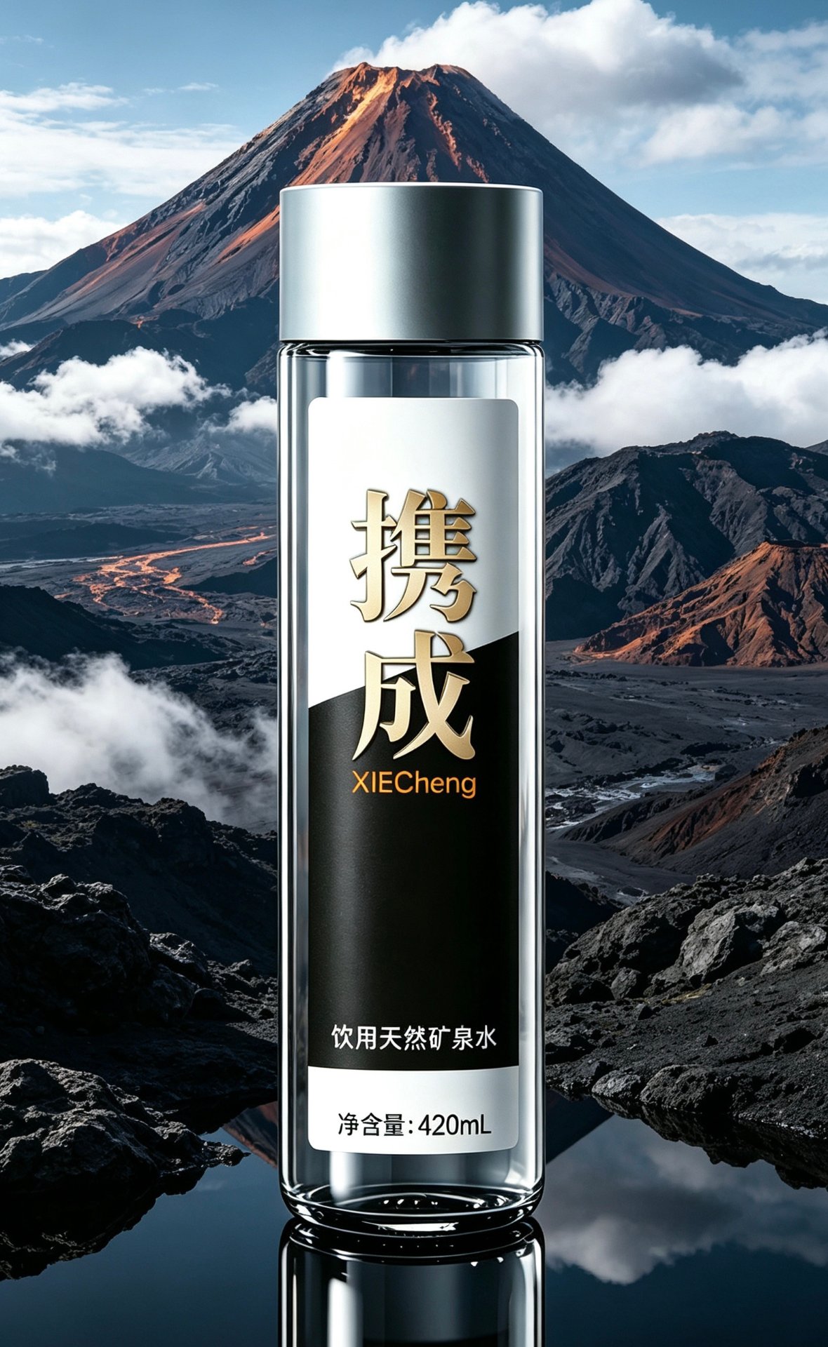 携成食品龙柱瓶 企业定制水